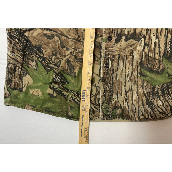 Vintage Walls Camo Shirt Men's Large Realtree Button Up XL Hunting Outdoor - Picture 11 of 12